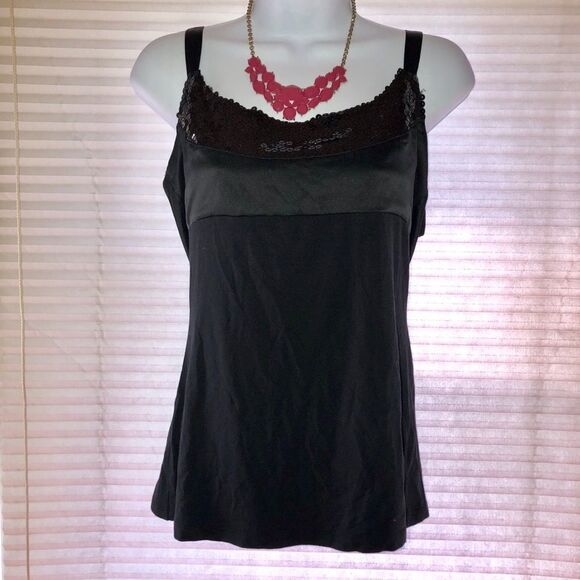 The Limited Tank Top With Sequins - Picture 1 of 3